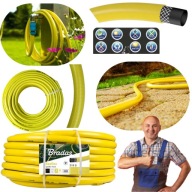 WĄŻ OGRODOWY PODLEWANIE 1/2 50M ZBROJONY 3 WARSTWOWY MOCNY ODPORNY NA UV