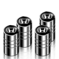 Nakrętki na wentyle, HONDA, chrom