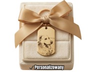 Breloczek z Grawerem Psa ze Zdjęcia Personalizowany Prezent