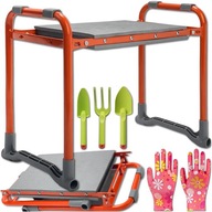 Krzesło ogrodowe MEMFLOW metal czerwony