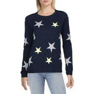 CYNTHIA ROWLEY Cashmere KASZMIR100% STARS PRINT XL