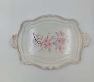 STARA taca tacka z balsy - DUŻĄ 40cm/29cm w styli shabby chic bardzo ładna