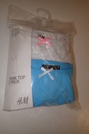 2 szt top-podkoszulki H&M roz 158-164 nowy z metką