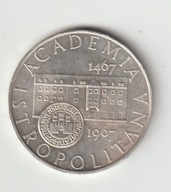 Czechoslowacja 10 koron 1967 stan 1 srebro