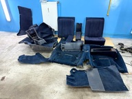 MERC W124 COUPE WYKŁADZINA DYWANIK KANAPA OPARCIE TUNEL GRANAT NIEBIESKI