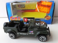 MODEL-AUTKO-JEEP CJ 7-OPAKOWANIE STREET FIRE 1:43