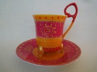 MAISONS DU MONDE malowana filiżanka 60 ml