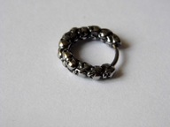 STAL SZLACHETNA 316L KOLCZYK CZASZKA 1 SZTUKA