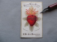 BOSKIE SERCE JEZUSA O MÓJ JEZU MIŁOSIERDZIA ŚWIĘTY OBRAZEK przedw. - 25