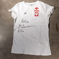 Koszulka Mistrzyni Polski Anny Matuszewicz z jej podpisem