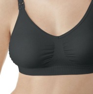 Śliczny markowy biustonosz MA M/M/M czarny elastyczny