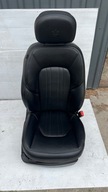 Fotel przedni pasażera prawy przód tapicerka Maserati Ghibli czarna skóra