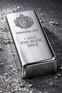 Sztabka Srebra 1kg Germania Mint próba 999