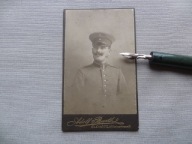 GLIWICE GLEIWITZ ŻOŁNIERZ FOTOGRAFIA TEKTURKA przedw. - 12