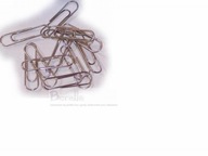 Spinacze biurowe metalowe standardowe 100 szt Sino-Germany