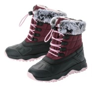 PEPPERTS! Bordowe ŚNIEGOWCE zimowe buty kozaki FUTERKO 33