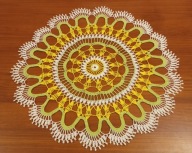 serwetka szydełkowa, szydełko RĘKODZIEŁO śr. 50 cm
