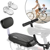 PODUSZKA BAGAŻNIK ROWERU SIODEŁKO OPARCIE FOTELIK ROWEROWY TYLNY CZARNY