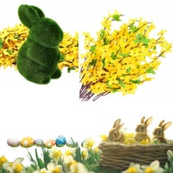 10 x Forsycja 51 cm Gałązki Wielkanoc sztuczne kwiaty