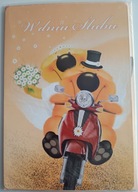 Kartka okolicznościowa ślubna mega duża XXL życzenia ślub