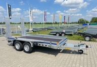 Wiola B3540 400x172 cm 3500 kg - przyczepa koparkowa najazdy aluminiowe