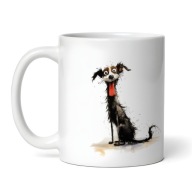 Kubek z psem, wesoły pies 330ml