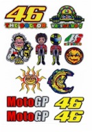 NAKLEJKI NA MOTOR MOTOCYKL THEDOCTOR VALENTINO 46 MOTOGP ROSSI