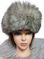 CZAPKA futrzana futro lisa naturalnego 50/52 obniżka