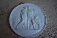 B&G ROYAL COPENHAGEN MEDALION RELIEF BISKWIT ANTYK DANISH DESIGN IDEAŁ