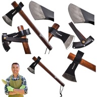 SIEKIERA ROZŁUPUJĄCA DO ŁUPANIA DUŻA TOPOREK Z KLINEM UNIWERSALNA DREWNO