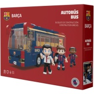 KLOCKI AUTOKAR AUTOBUS FC BARCELONA 3 ZAWODNIKÓW 488 ELEMENTÓW