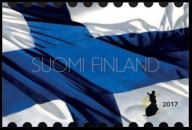 Finlandia 2017 Znaczek 2484 ** flaga
