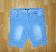 George - dżinsowe rozciągliwe spodenki 48