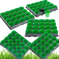 DONICZKI PRODUKCYJNE DO ROZSAD 20 SZT. + PALETKA – DO WYSIEWU SADZONEK