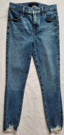 J BRAND crop skinny ALANA jeansy 26 NIEBIESKIE