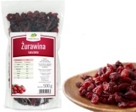 ŻURAWINA SUSZONA 500g naturalna bez konserwantów, świeża