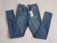 Niebieskie piękne spodnie dzisowe nowe roz 164