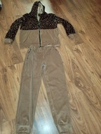 Dres damski beżowy panterka 42