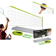 SIATKA DO SIATKÓWKI BADMINTONA TENISA ZESTAW 3W1 SŁUPKI DUNLOP 609x220 cm