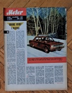 MOTOR 8/1968 - Wołga Gaz 24...Za kierownicą Polskiego FIAT-a 125 P...