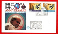 Watykan / Koperta FDC 780-781 ( 50. rocznica Radia Watykańskiego ) 1981 r.