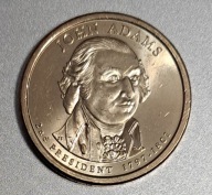 USA 1 dolar 2007r. Prezydent USA - John Adams BCM
