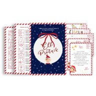 ELF PSOTNIK - PERSONALIZOWANE LISTY + ZADANIA, PDF DO DRUKU