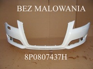Zderzak przód przedni Audi A3 S3 S-LINE 2008-2012 8P biały BEZ MALOWANIA