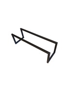 STOJAK NA BUTY OBUWIE METALOWY REGAŁ PÓŁKA SOLIDNY LOFT CZARNY