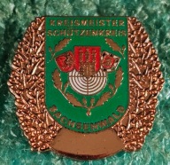 ODZNAKA MISTRZ OKRĘGU STRZELECKIEGO SACHSENWALD NIEMCY