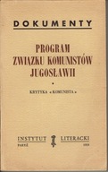 IL PROGRAM ZWIĄZKU KOMUNISTÓW JUGOSŁAWII Paryż 1959