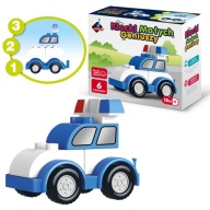 KLOCKI MAŁYCH GENIUSZY AUTKO POLICJA 6 EL ASKATO