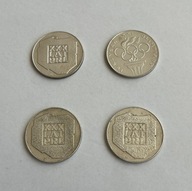 Zestaw monet PRL Mapka i Igrzyska 200 zł 1976 i 1974