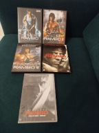 Rambo 1-5 DVD Komplet Sylvester Stallone Filmy Sensacyjne Lektor Polski